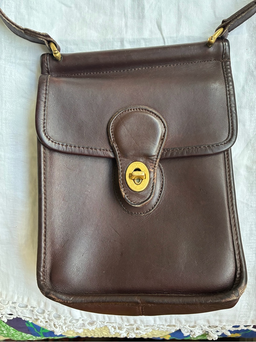 Vintage Coach Murphy bag mahogany